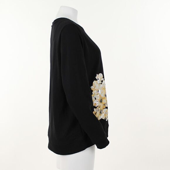 Calvin Klein Long Sleeve Floral Sweatshirt - Picture 5 of 5